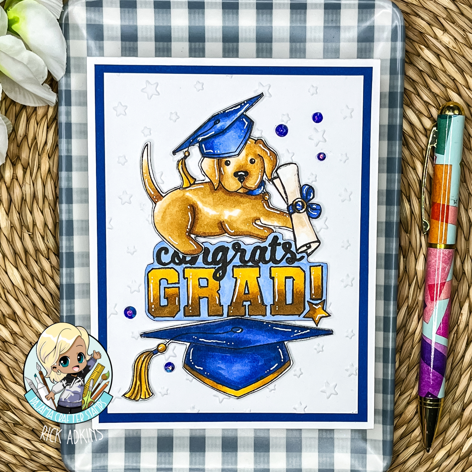 Hats Off & My Best Friend Graduation Card