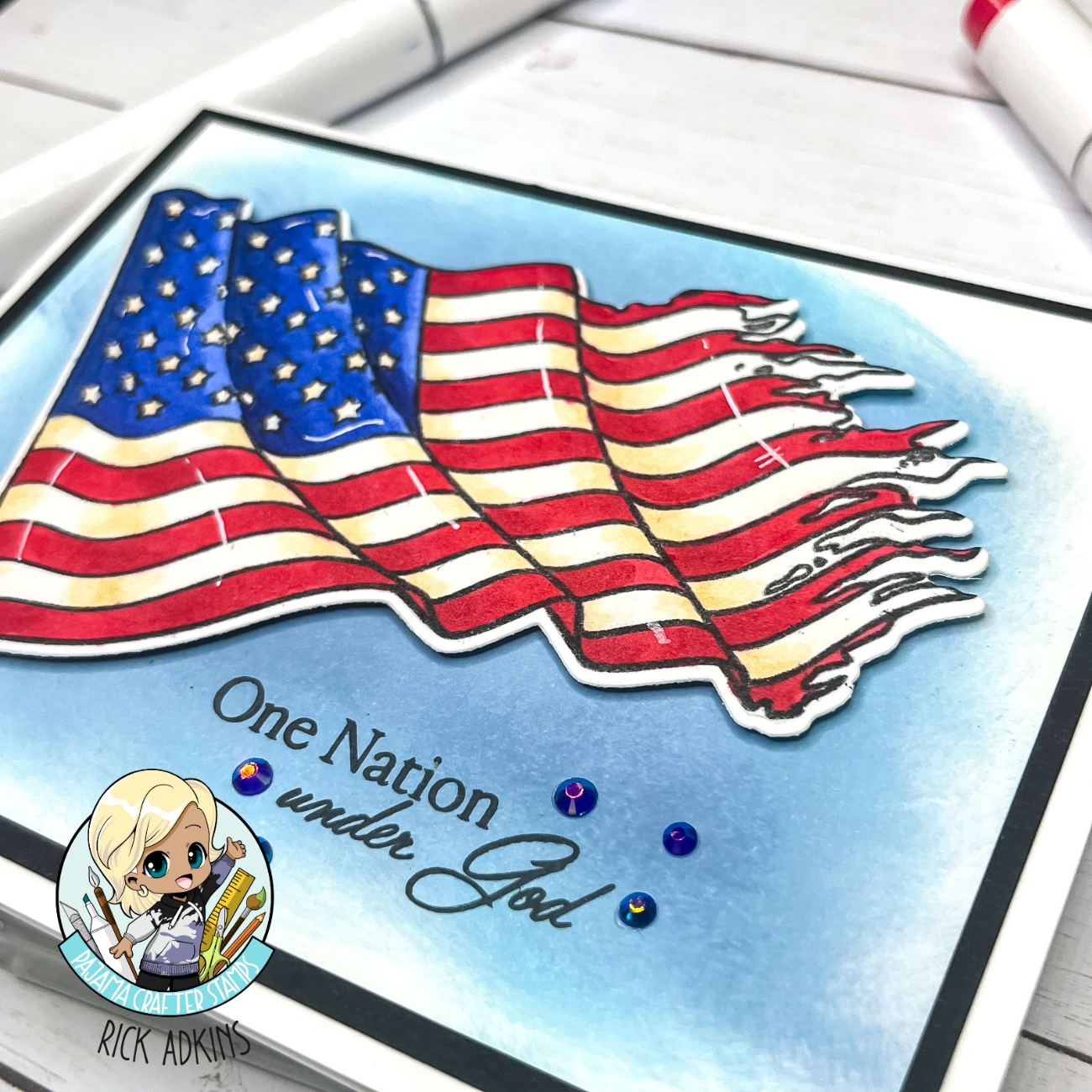 Some Gave All Stamp Set coloring tutorial