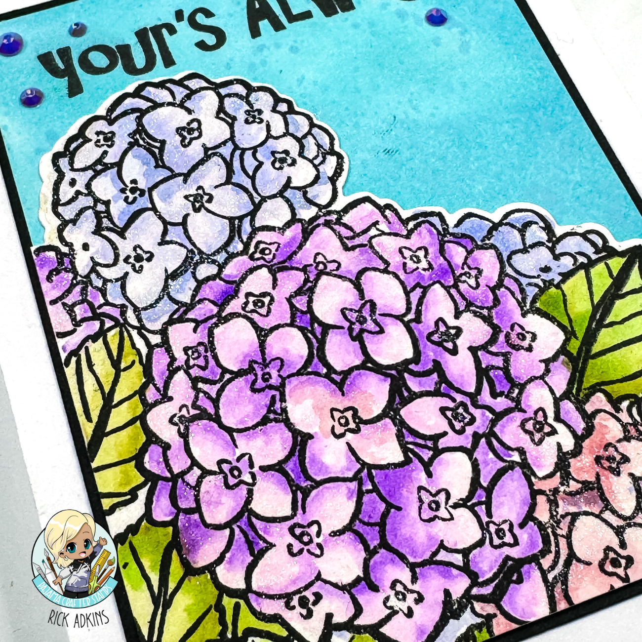A Blooming Masterpiece: Watercoloring Floral Cards with Pajama Crafter Stamps