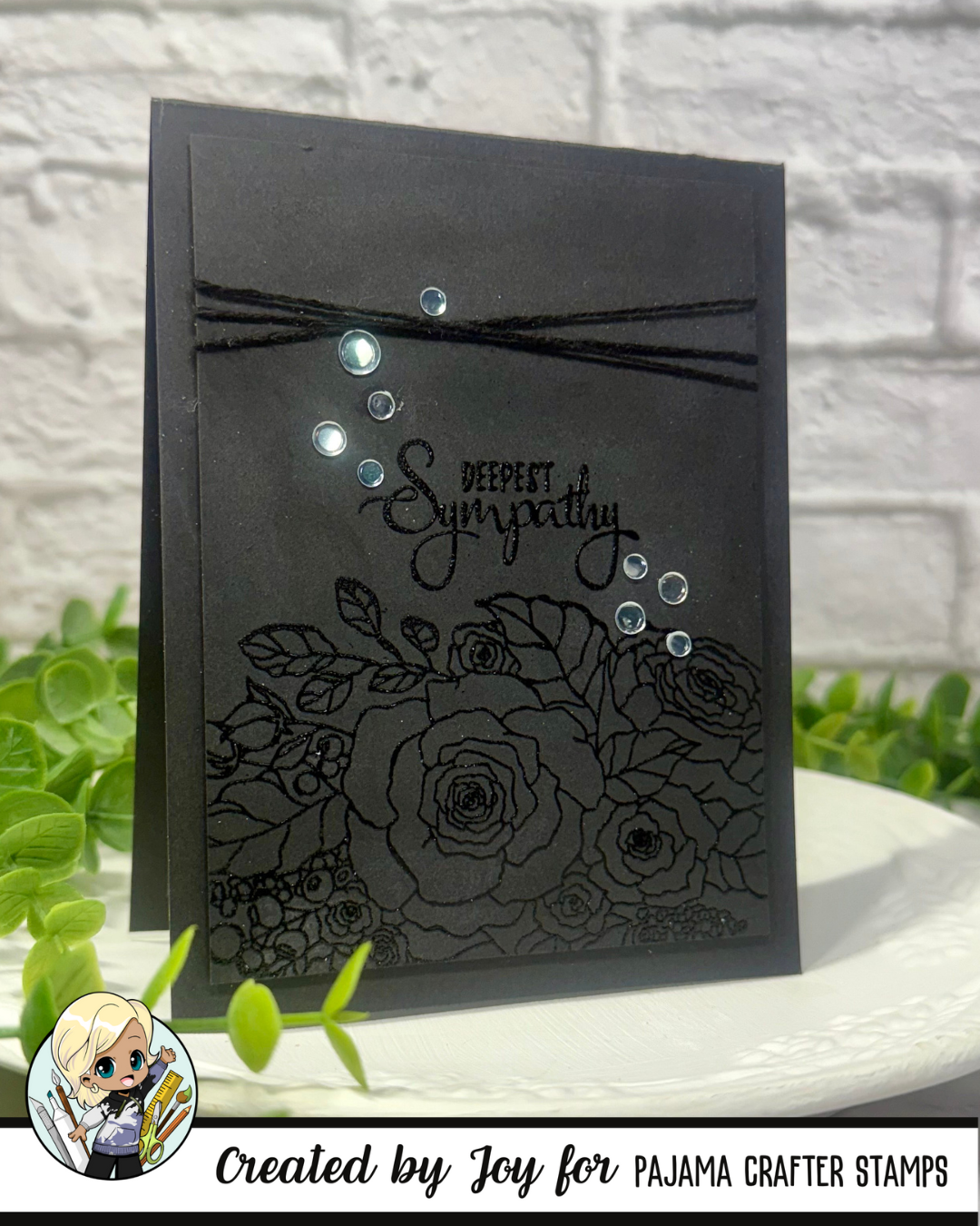 Effortless Elegance: The Lovely Bouquet Stamp from Pajama Crafter Stamps